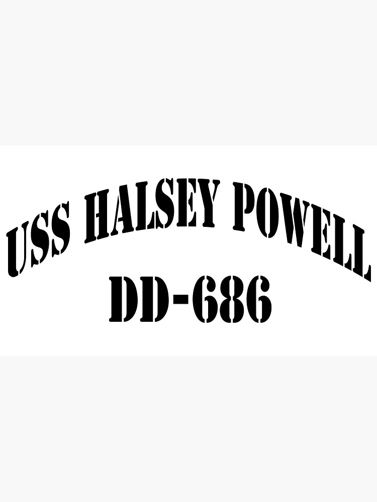 Photo Print USS HALSEY POWELL DD 686 Naval Ship Destroyer USN Navy 
