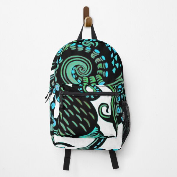 Item preview, Octopus, blue and black designed and sold by Rush Whitacre.