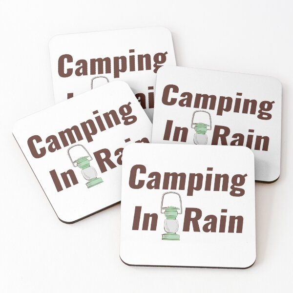 Item preview, Camping In Rain designed and sold by Chanchane Store.