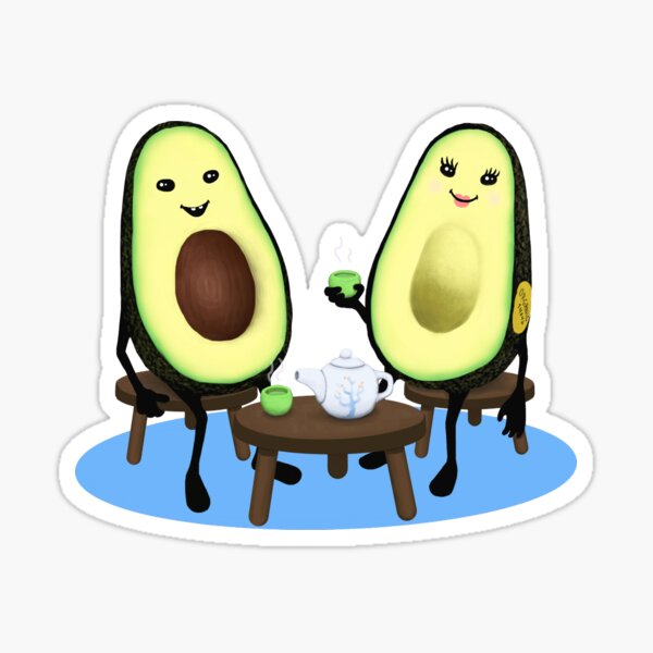 Mike & Mindy Avocado Sticker
