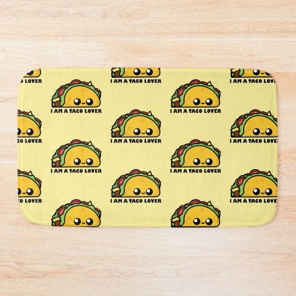 Item preview, Cute Cartoon Taco || I am a Taco Lover || Foodie designed and sold by cookingwithten.