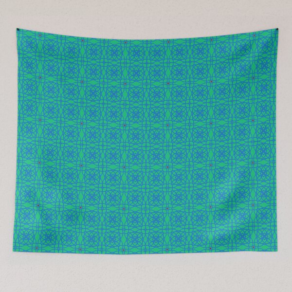 Item preview, Turquoise Network Pattern  designed and sold by Amanda1775.