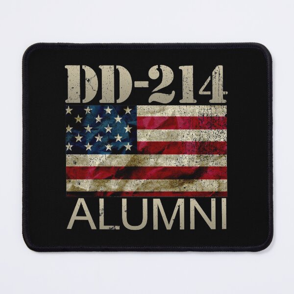 Item preview, DD-214 Alumni Military Veteran Vintage American Flag designed and sold by hotgossip.