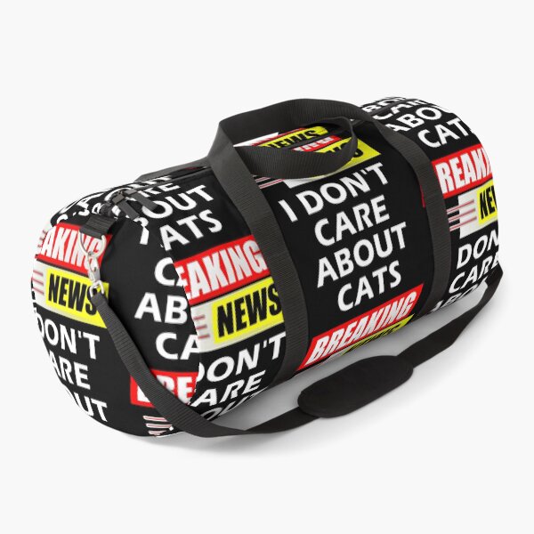 Item preview, Breaking News I Do Not Care About Cats designed and sold by artfulnotebook.