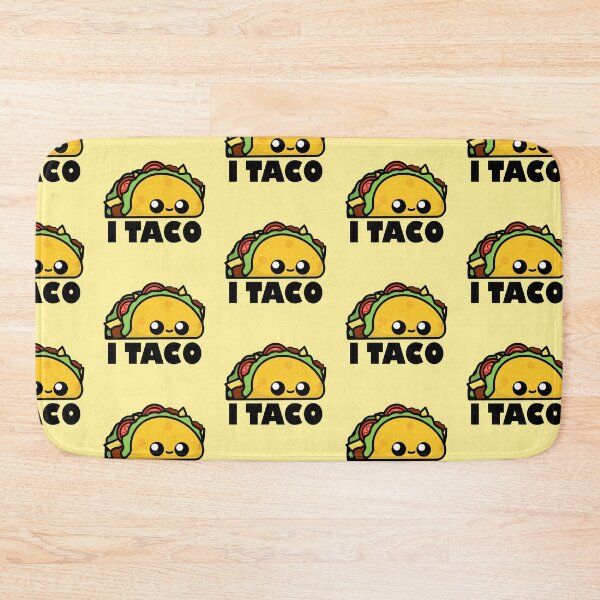 Item preview, Cute Cartoon Taco || I Taco || Foodie designed and sold by cookingwithten.