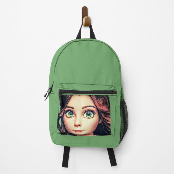 Item preview, Green Eyed Cartoon Girl designed and sold by AlfredBilling.