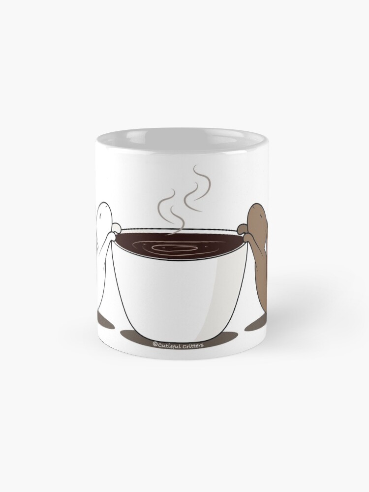Thumbnail 4 of 6, Coffee Mug, Coffee Addict Bunneh designed and sold by Cutieful Critters.