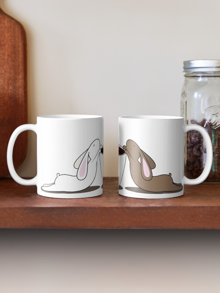 Thumbnail 2 of 6, Coffee Mug, Coffee Addict Bunneh designed and sold by Cutieful Critters.