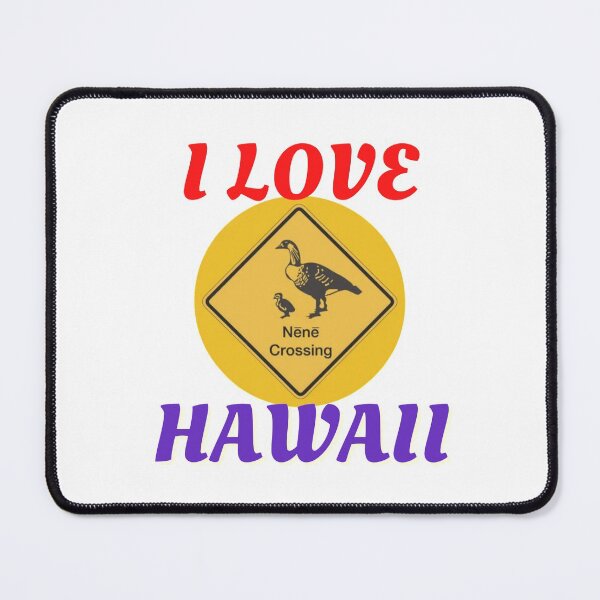 Item preview, I love Hawaii | Nene Crossing Road Sign | Hawaii Souvenir | Aloha | I love Maui, Big Island, Oahu, Kauai, Molokai designed and sold by 732Studio.