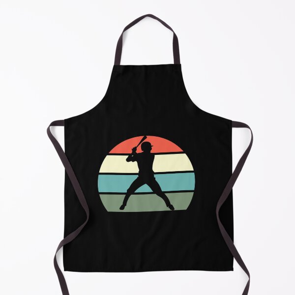 Item preview, Baseball Batter Color Retro Sunset Cutout  designed and sold by fungear.