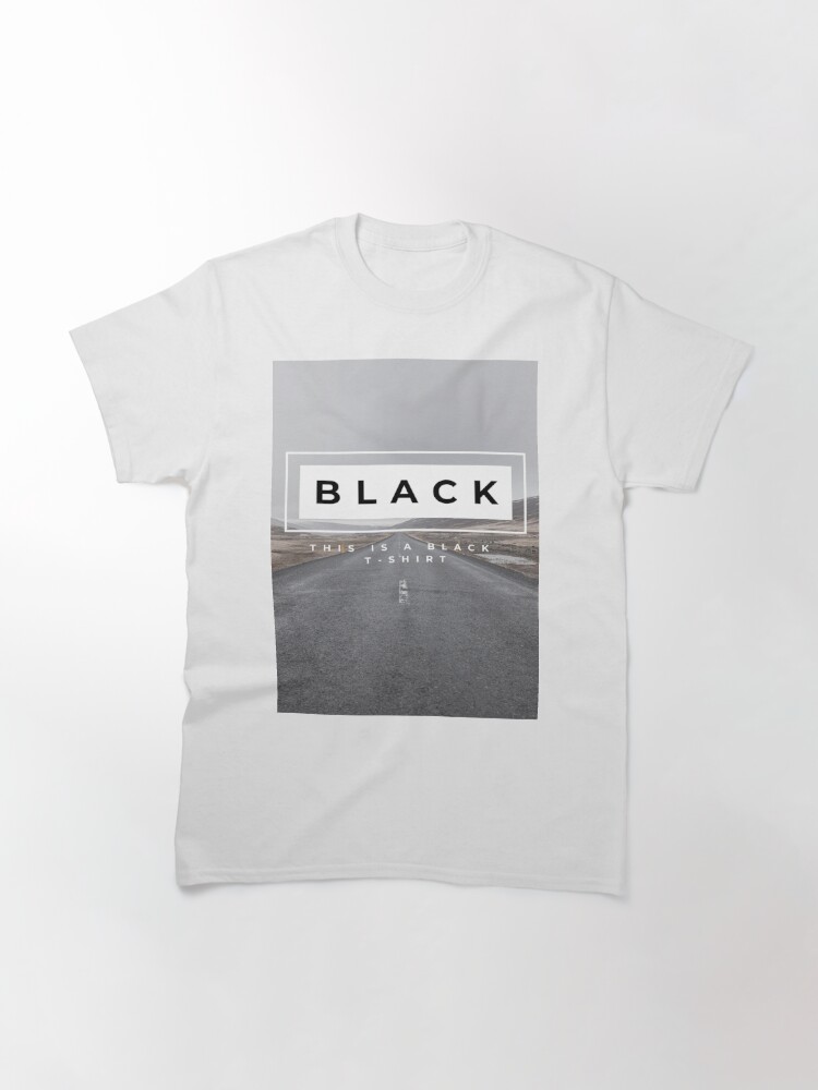 Classic T-Shirt Black White