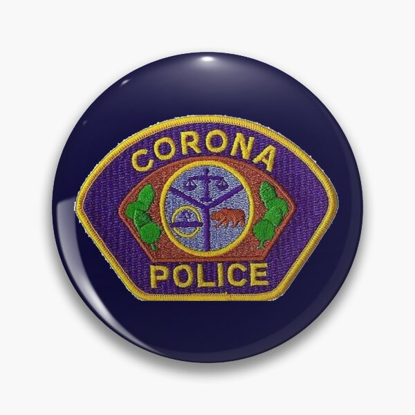 Item preview, Corona Police Department Police Officer old style Patch designed and sold by Lawrence Baird.