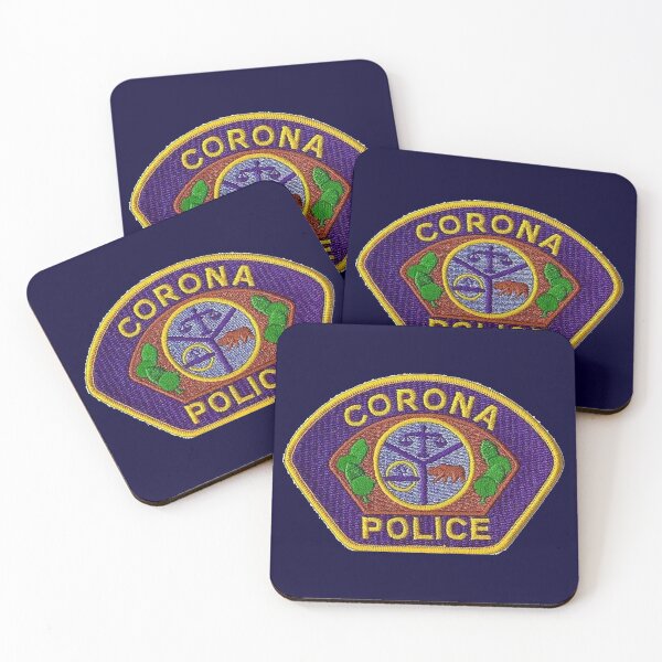 Item preview, Corona Police Department Police Officer old style Patch designed and sold by Lawrence Baird.