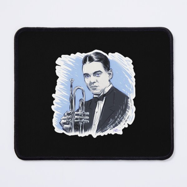 Item preview, Bix Beiderbeck - An illustration by Paul Cemmick designed and sold by YosiefHoss.