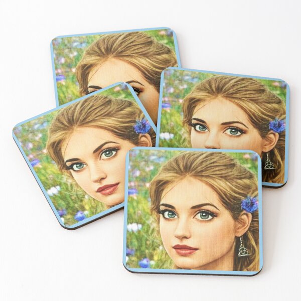 Item preview, Blue Flower Princess designed and sold by AlfredBilling.
