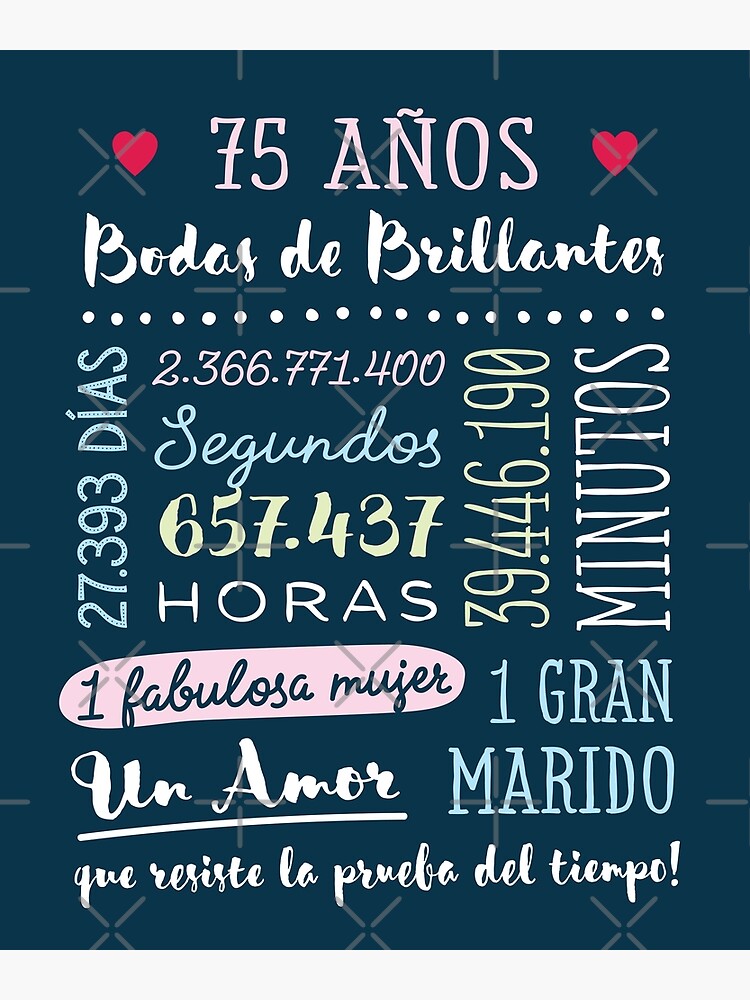 Póster for Sale con la obra «21 aniversario regalos de boda para