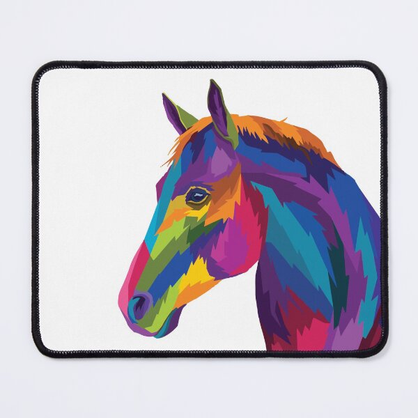 Item preview, Colorful Horse Pop Artwork designed and sold by mouad naouiri.
