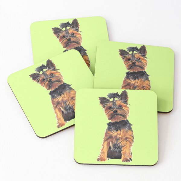 Item preview, Cute Yorkie Dog graphic design art designed and sold by forziati design.