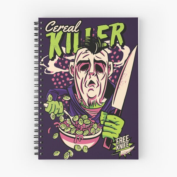 Item preview, Comic Cereal Killer Cereal Box // Funny Horror designed and sold by SLAG-Creative.