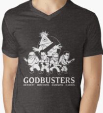 GODBUSTERS Men's V-Neck T-Shirt