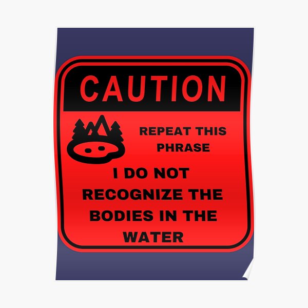 Scp 2316 Warning Sign Design Poster For Sale By Anomalyzone Redbubble