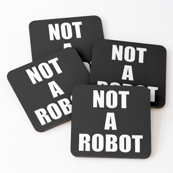 Item preview, Not A Robot - Internet Message Computer Humor designed and sold by artfulnotebook.
