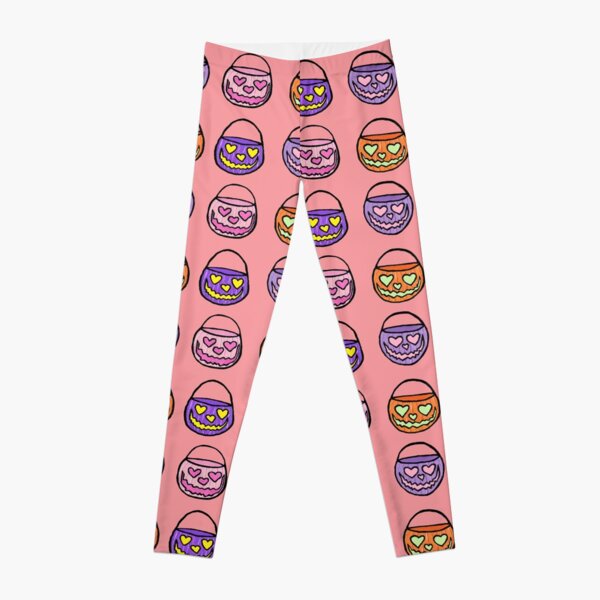 Colorful Pumpkin Baskets Leggings