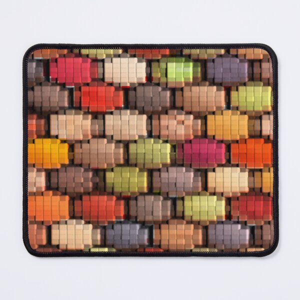 Item preview, MULTICOLOR HEXEGON VIDEO GAME STYLE PIXEL SHAPES  BY OZCUSHIONSTOO designed and sold by ozcushionstoo.