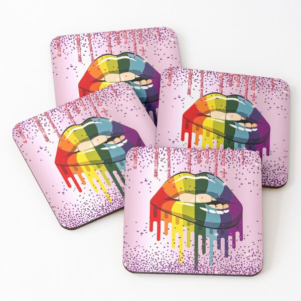 Item preview, Rainbow Lips designed and sold by ColorsandShapes.
