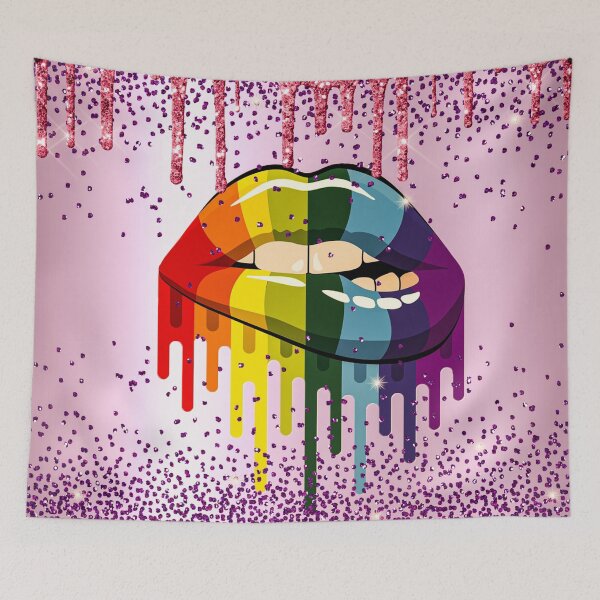 Item preview, Rainbow Lips designed and sold by ColorsandShapes.