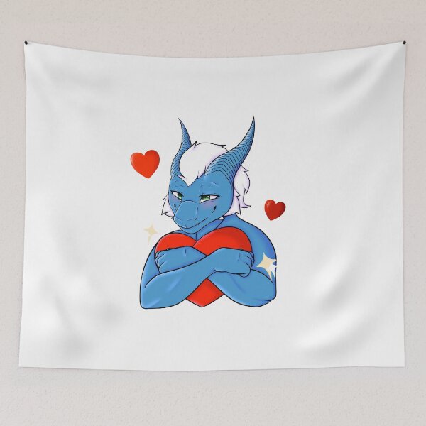 Item preview, Blue love you designed and sold by Fluffy Beans.