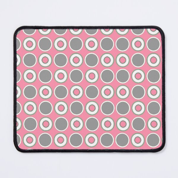 Item preview, Baker- Miller Pink |Grey Circles|Retro POLKA DOTS designed and sold by ozcushionstoo.