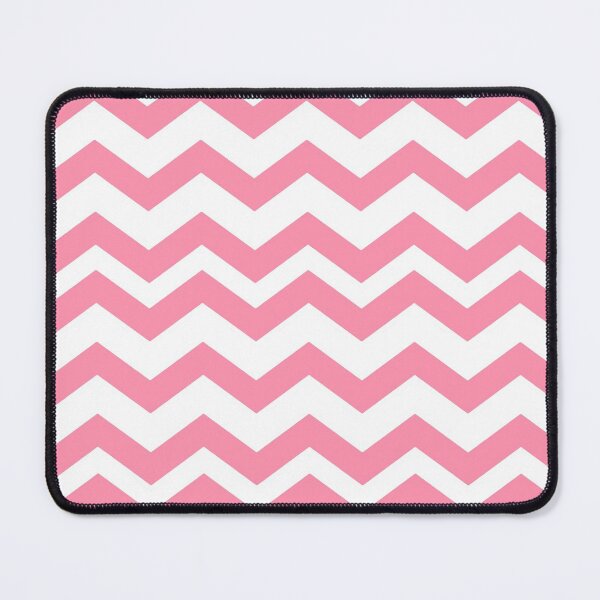 Item preview, BAKER MILLER PINK AND WHITE  CHEVRON ZIG ZAG PATTERN - BY OZCUSHIONSTOO designed and sold by ozcushionstoo.