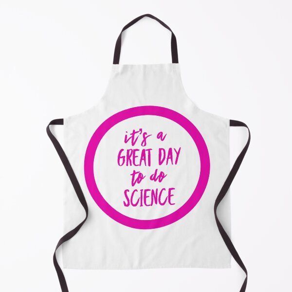 Item preview, It’s a great day to do science in pink and white font on white background designed and sold by UncleStuScience.