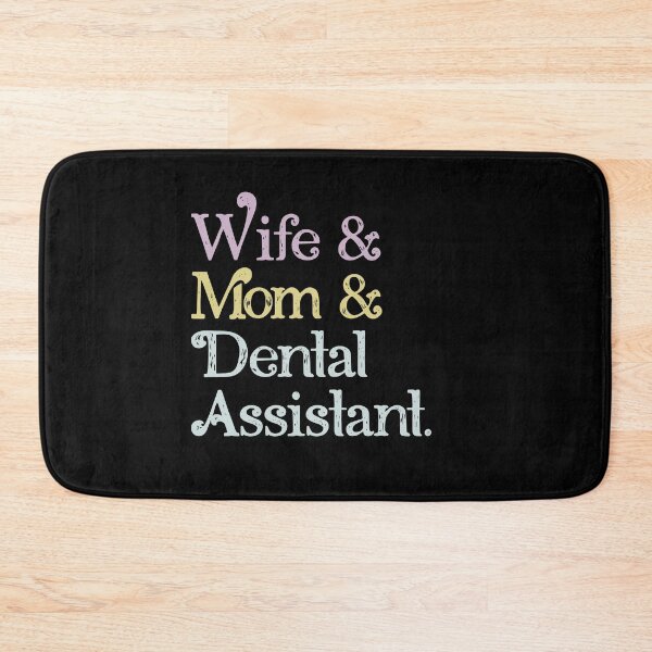 Item preview, wife & mom & dental assistant -cute gift for dental assistant mom - medical assistant day  designed and sold by QUEEN-WIVER.