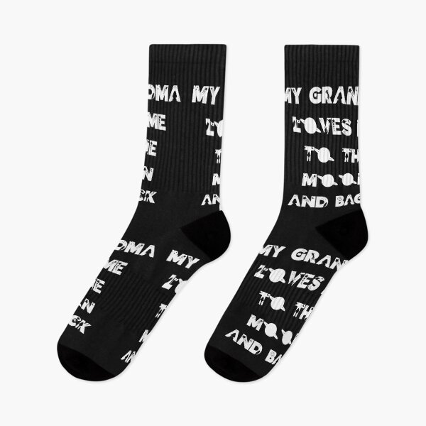 Item preview,  My Grandma Loves Me To The Moon And Back Space Script designed and sold by Craftynistia.