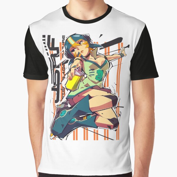 Vista previa del artículo con la obra «Juego de acción Jet Set Radio desarrollado por Smilebit que controla a una pandilla de jóvenes que usan patines en línea para caminar. Regalos Gum Jsrf para fanáticos», diseñado y vendido por JetSetRadioTery.