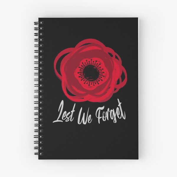 Item preview, Single Poppy Flower No Stem for Remembrance Day - Lest We Forget designed and sold by Noelle Hyra.