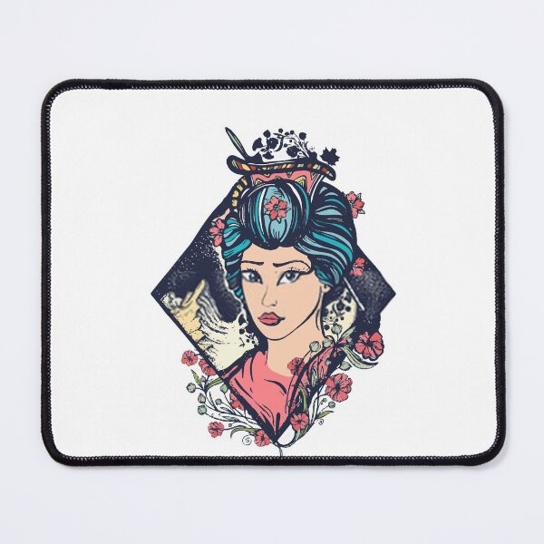 Item preview, Geisha Japan Samurai Girl designed and sold by mouad naouiri.