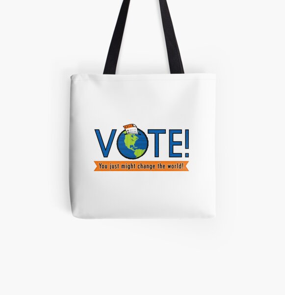 VOTE! All Over Print Tote Bag