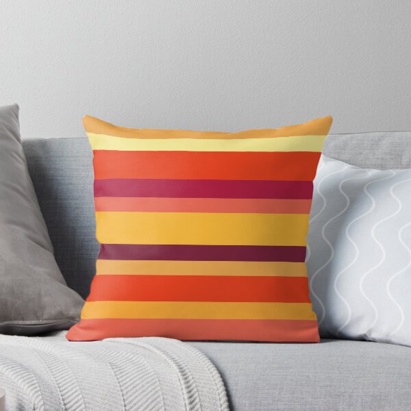 Item preview, Red Orange Color Lines Pattern designed and sold by Nickadon.