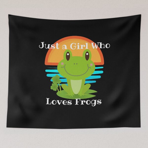 Item preview, Just a Girl Who Loves Frogs designed and sold by Peter Stawicki.