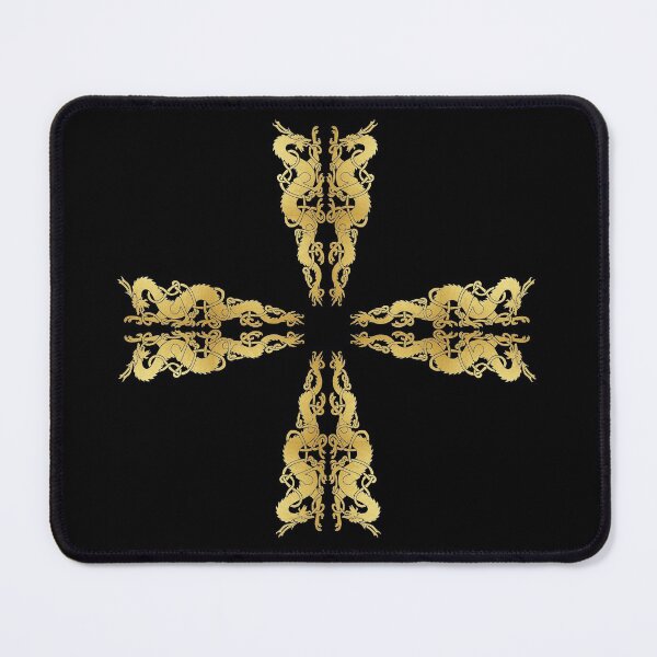 Item preview, Double Celtic Dragons Allover Pattern designed and sold by ingridthecrafty.