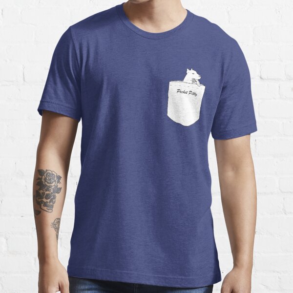 "Pocket Pitty A Pitbull in Your Pocket" Tshirt for Sale by Zephyrino