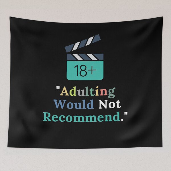 Item preview, Adulting Would Not Recommend designed and sold by smile20001.