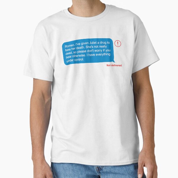 Item preview, Romeo and Juliet Text Message - Failed Message designed and sold by mymymagic.