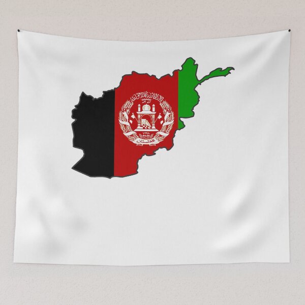Item preview, Afghanistan Flag Map Sticker designed and sold by FrewinMason.