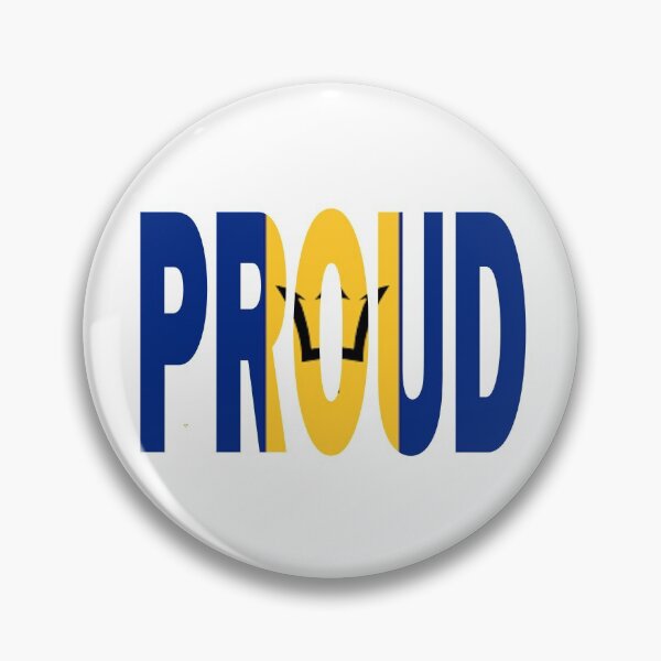 Item preview, Barbados Flag Designed in The Word Proud - Bajan - Soca Mode designed and sold by Soca-Mode.