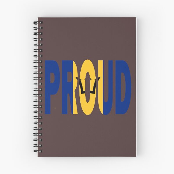 Item preview, Barbados Flag Designed in The Word Proud - Bajan - Soca Mode designed and sold by Soca-Mode.