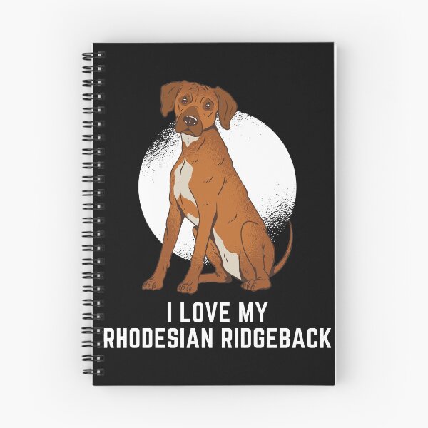 Item preview, I Love My Rhodesian Ridgeback designed and sold by NiftyTees.
